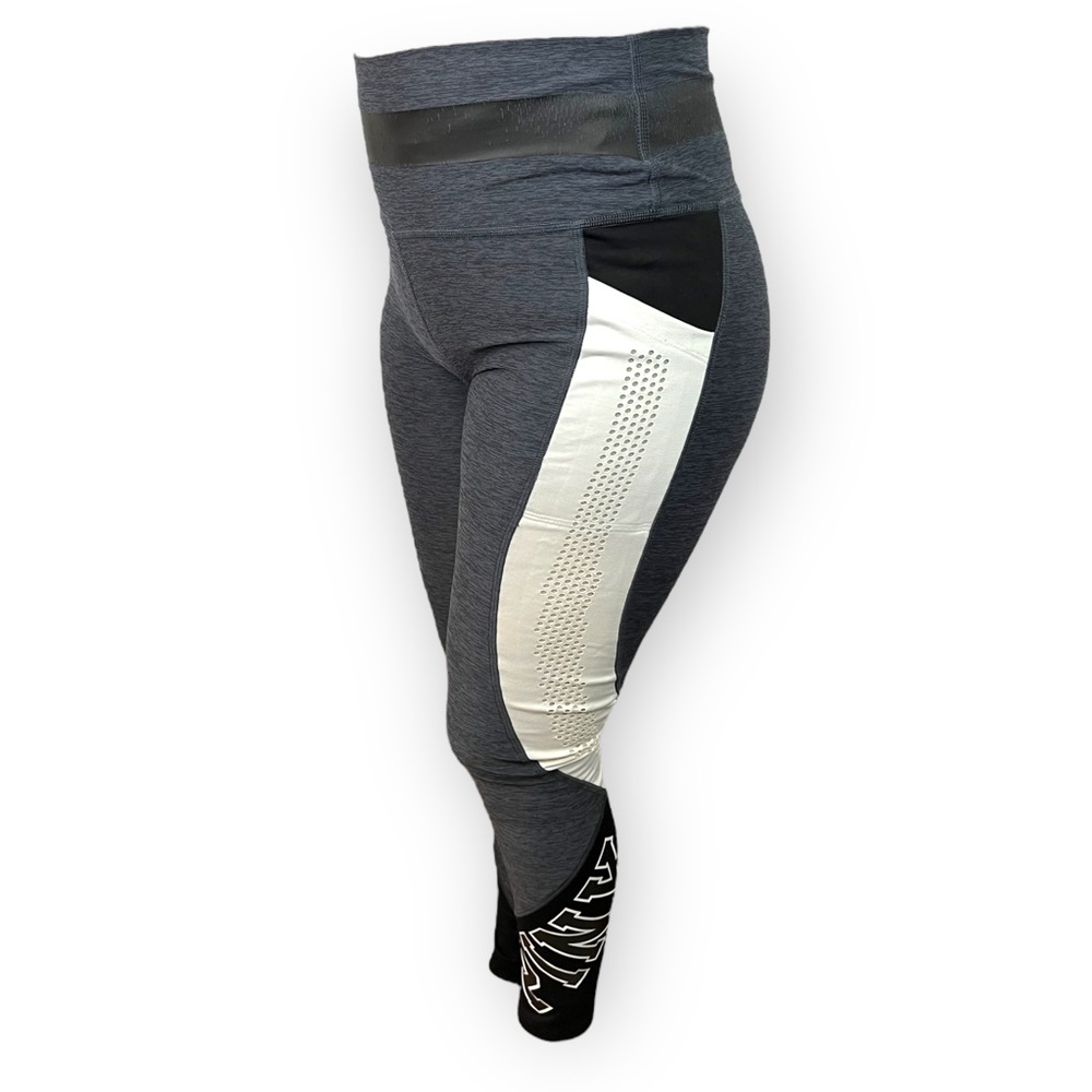 Gray and White PINK Athleisure Leggings